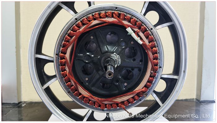 wheel hub motor assembly line