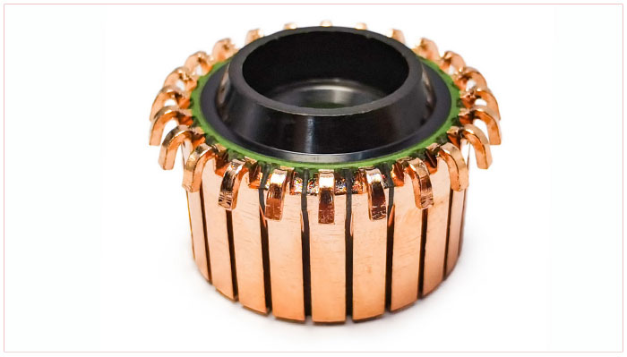 hook type commutator