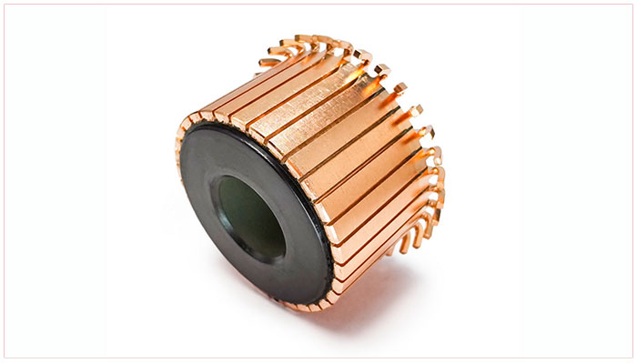 DC motor part commutator