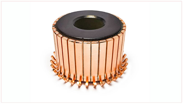 DC motor part commutator